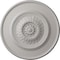 Ekena Millwork Floral Ceiling Medallion, Hand-Painted Ultra Pure White, 23 1/2"OD x 2 3/4"P CM23FLUWF - alternate 1